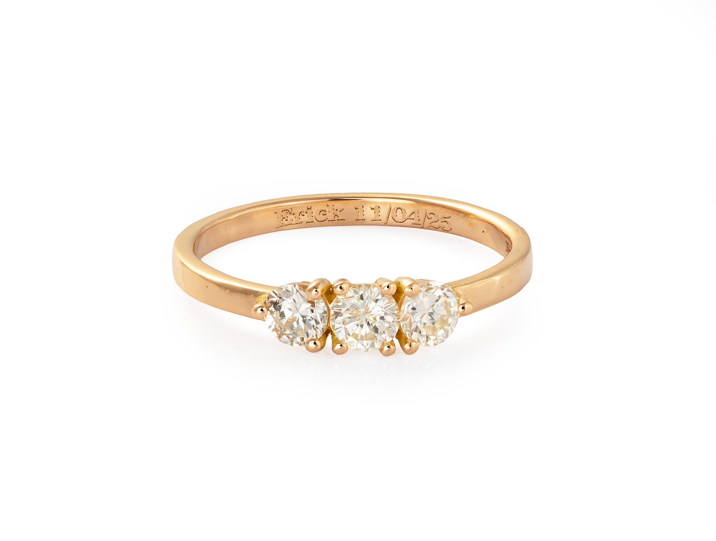 Anillo de oro 18k con Diamantes Naturales