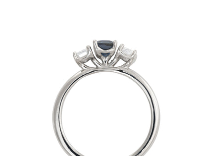 Anillo de Oro Amarillo 18K con Diamante Blanco Natural