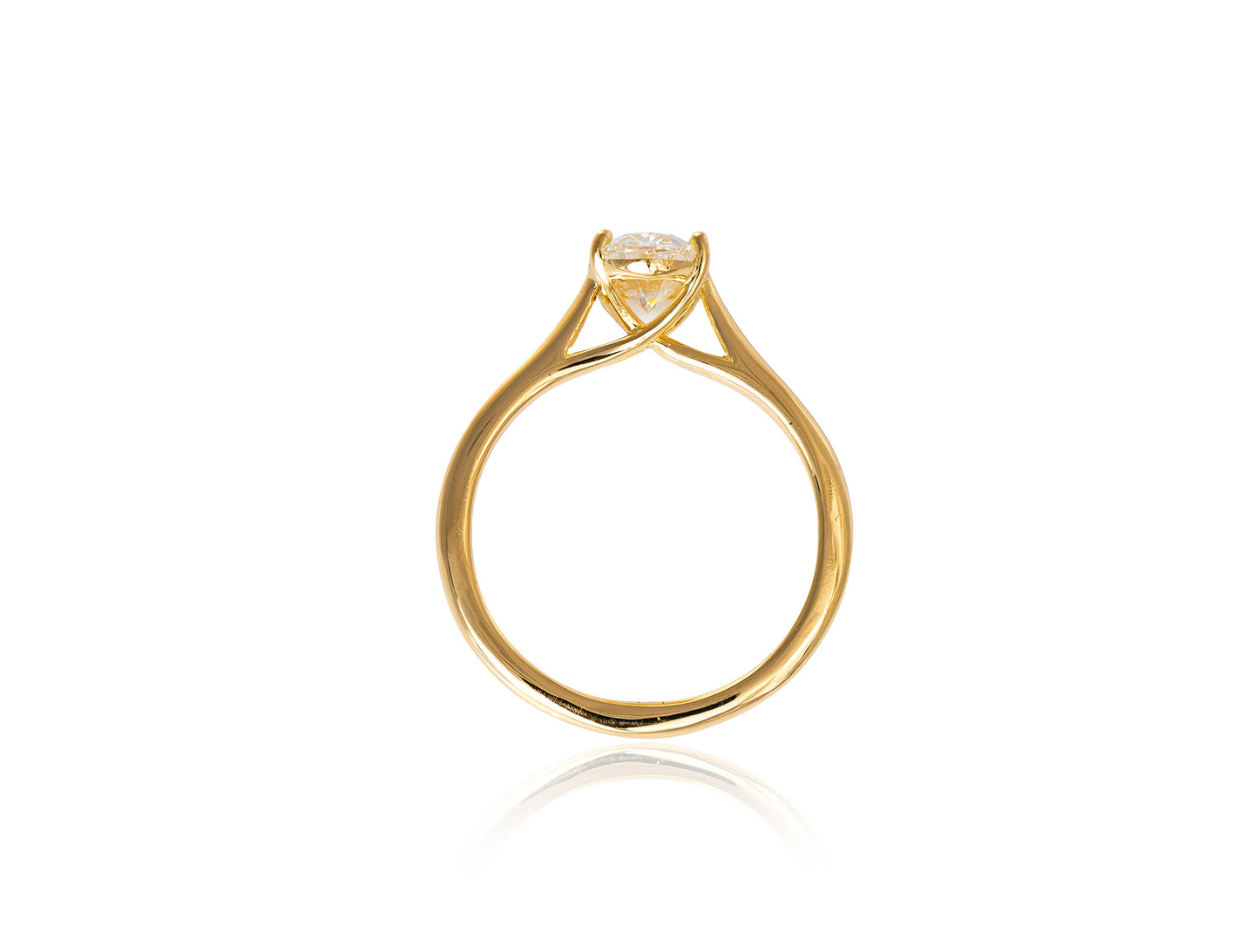 Anillo de Oro 18K con Diamante de laboratorio